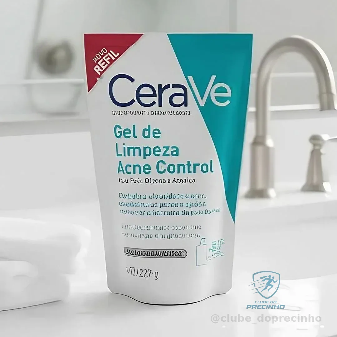 Refil Gel De Limpeza Facial Acne Control 227g Cerave Oleosa Dia/noite