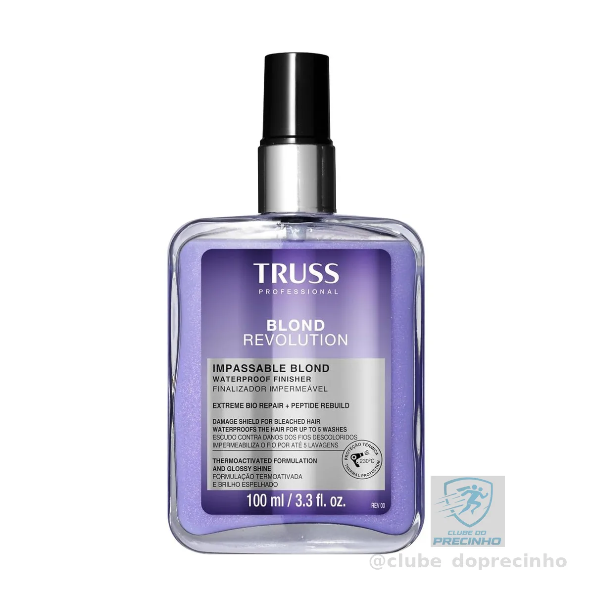 Truss Blond Revolution Impassable | Finalizador Impermeável para Cabelos Loiros | 100ml