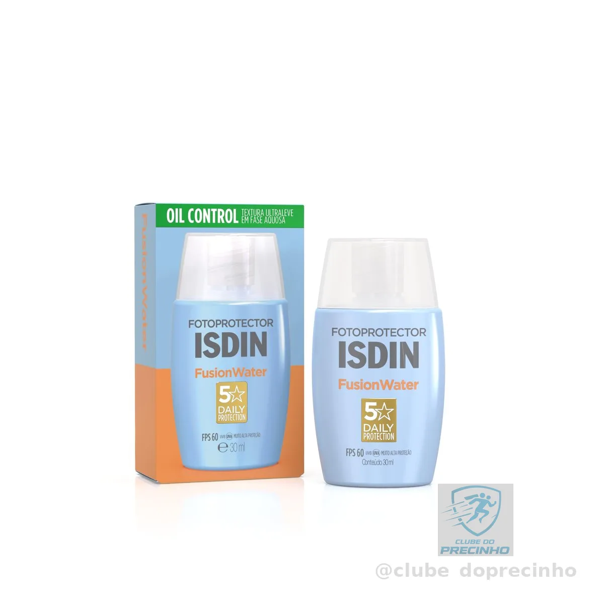 ISDIN Protetor Solar Facial Fusion Water 5 Stars