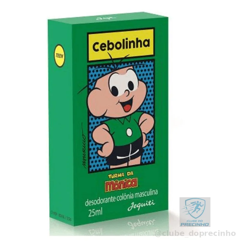 Deo Colônia Infantil Cebolinha 25ml Turma da Mônica Perfume Menino Fougére Refrescante Dia a Dia