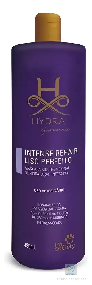 Hydra Groomers Intense Repair System Liso Perfeito 480ml Pet Liso Perfeito