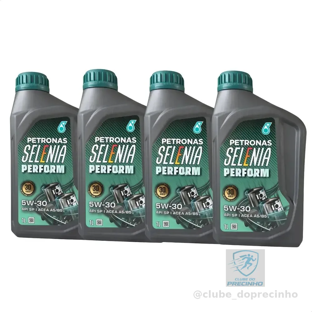 KIT 4 LITROS OLEO 5W30 PETRONAS SELENIA PERFORM