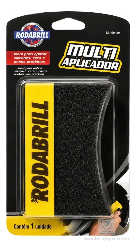 Esponja Multi Aplicador Silicone Pretinho Rodabril