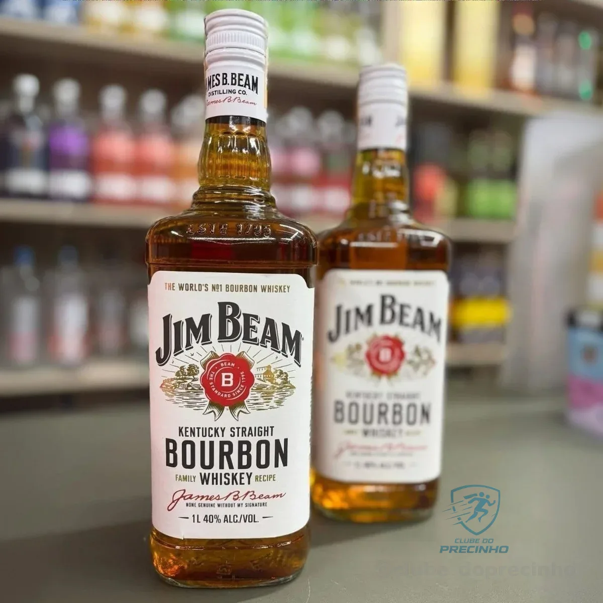 Bourbon Whiskey Jim Beam White 1L
