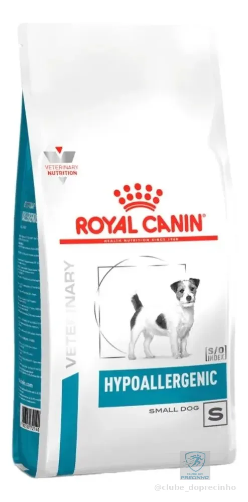 Ração Royal Canin Veterinary Diet Hypoallergenic Small Dog Cães Pequenos 7,5kg