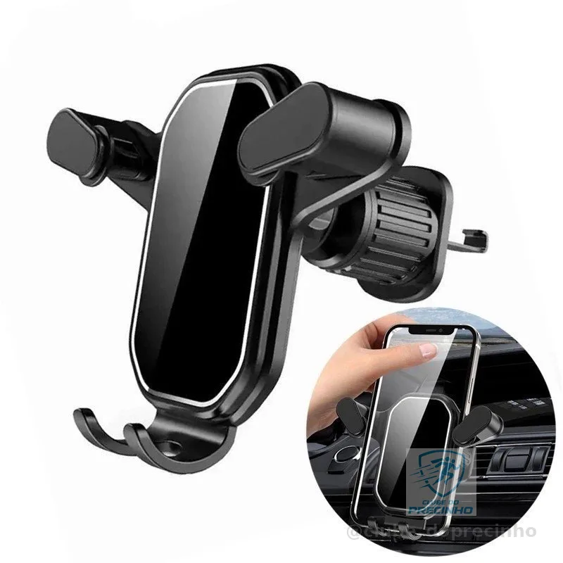 Suporte Veicular Carro Para Celular 360 ° Giratório Universal Multifuncional Ventilacao Ar JE-12