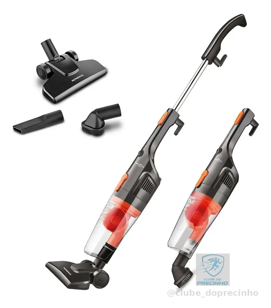 Aspirador de Pó Vertical Turbo Cycle Mondial 1100W - AP-35