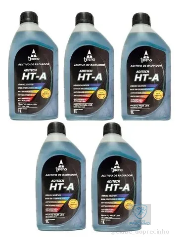 5 Aditivo Radiador Tirreno Ht-a Pronto Uso