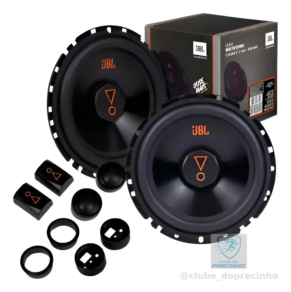 Kit Duas Vias Multi System 62vms80 Jbl 6 Pol Novo Modelo Preto