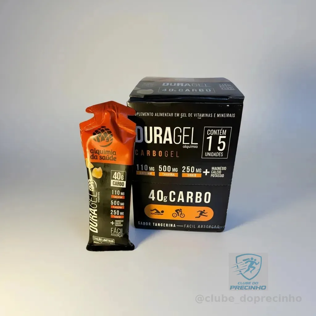 Duragel 40g De Carbo Alquimia Da Saúde Tangerina 15 Sachês