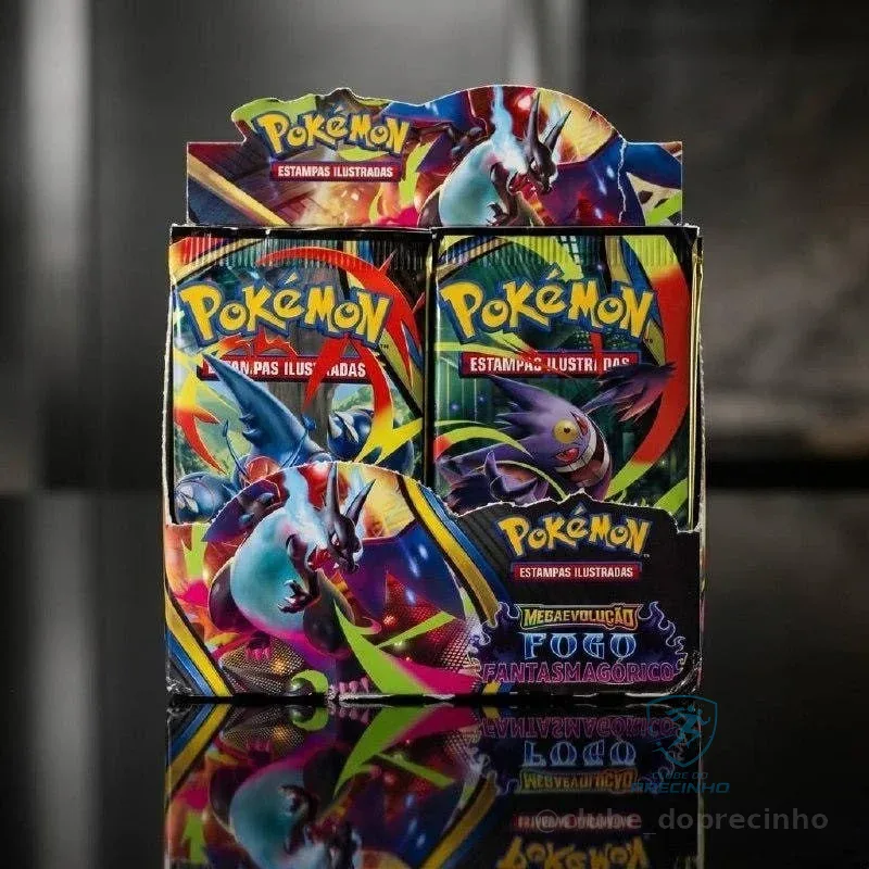Pokémon TCG, Blister Unitário ME02 Fogo Fantasmagórico 6 Cartas