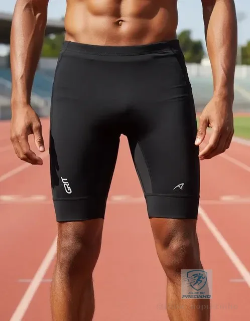 Bermuda Masculina Corrida Compressão Grit Bossa 6 Bolsos