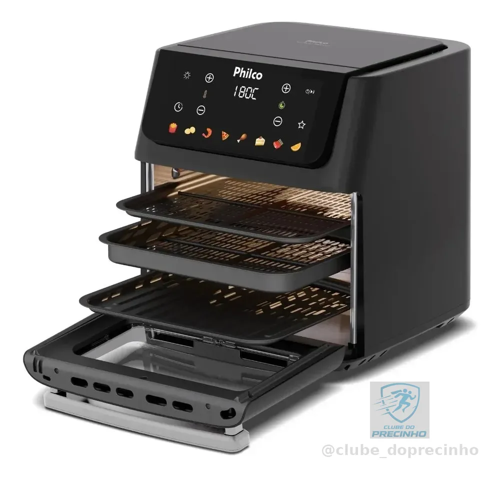 Fritadeira Air Fryer Philco 16 Litros Paf16c Preto