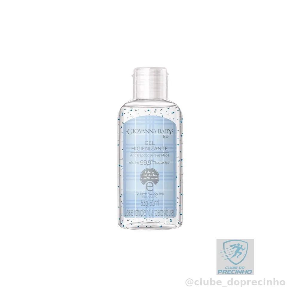 Álcool Gel Giovanna Baby Blue 60ml