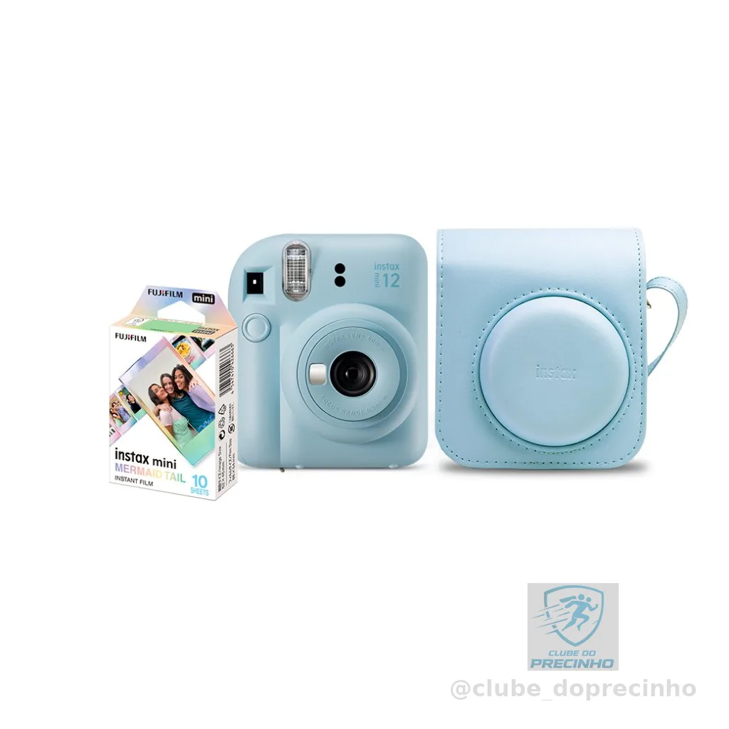 Câmera FujiFilm Instax Mini 12 Kit com Bolsa + Filme