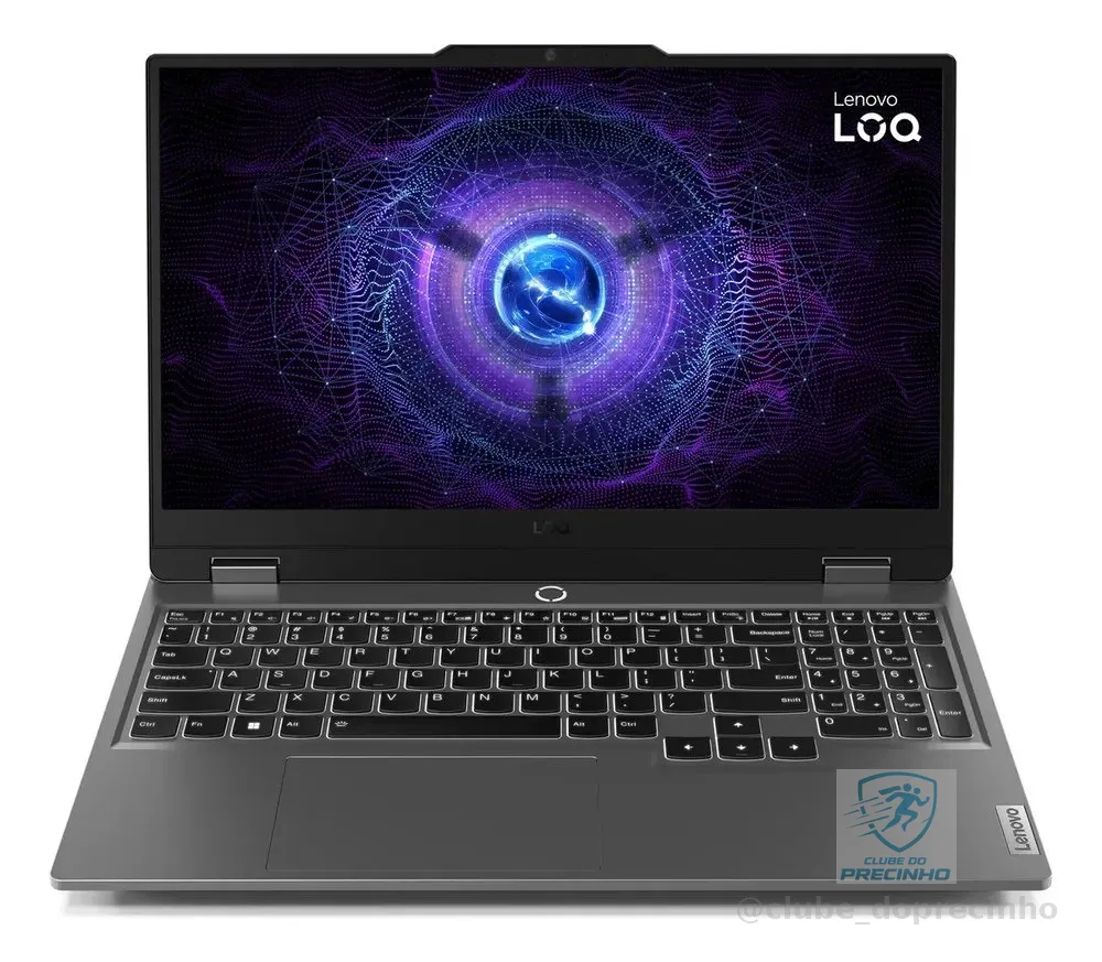 Notebook Gamer Lenovo Loq 15irx9 Intel Core I5-13450hx 16gb 512gb Ssd Rtx 3050 Linux 15.6 - 83khs00200 Luna Grey