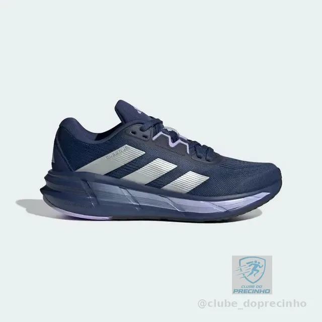 Tênis Feminino Questar 3 adidas Tecind/silvmt/glopur Liso 36 Br