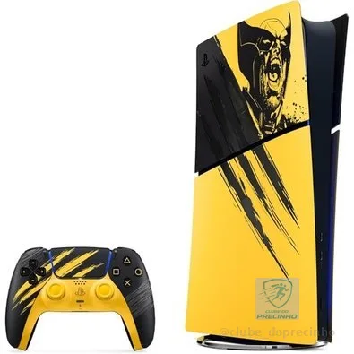 Console PlayStation 5 Sony Edição Digital Marvel's Wolverine Pacote de Edição Limitada, 825 GB, Amarelo - 1000056865