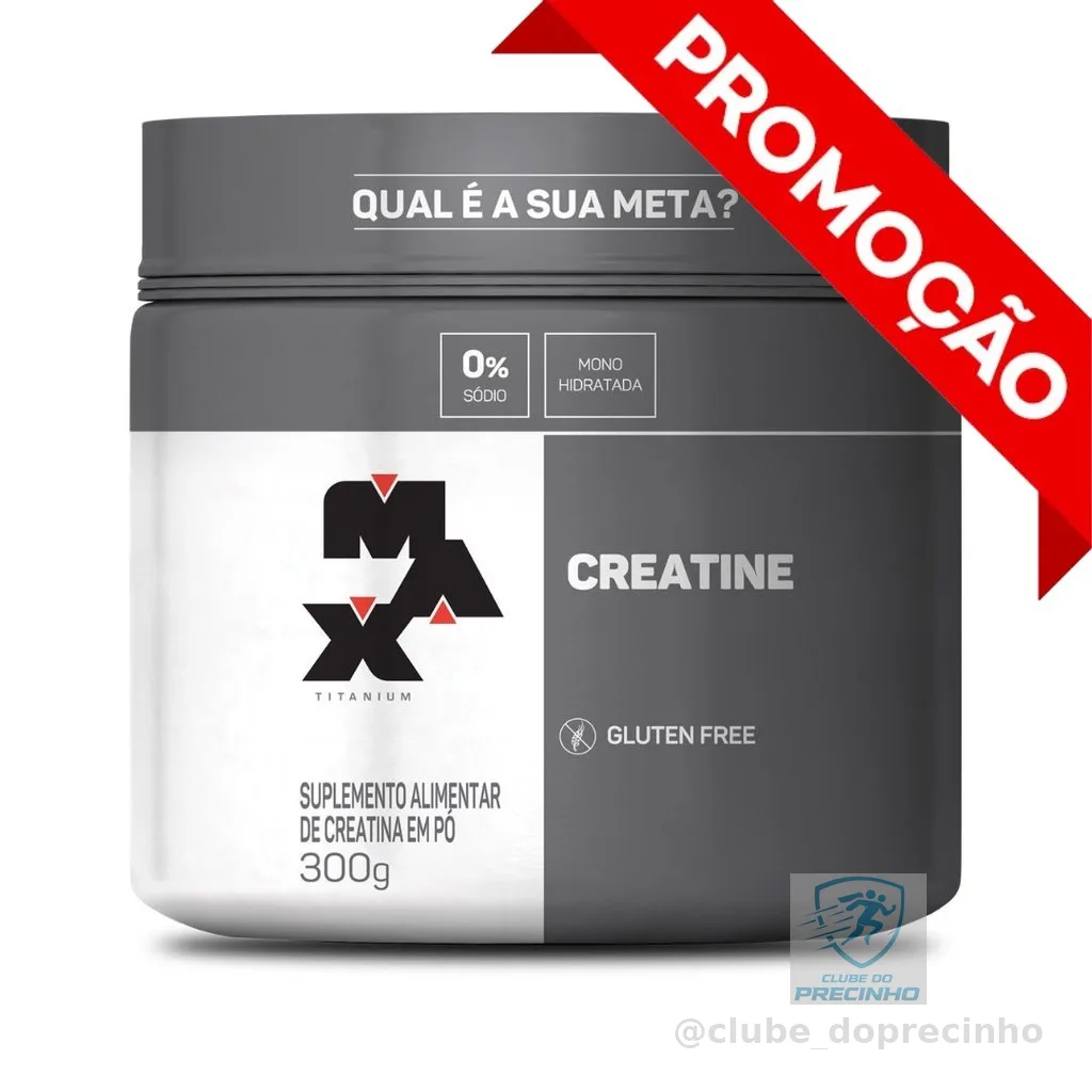 Creatina Max Titanium 300g Pura
