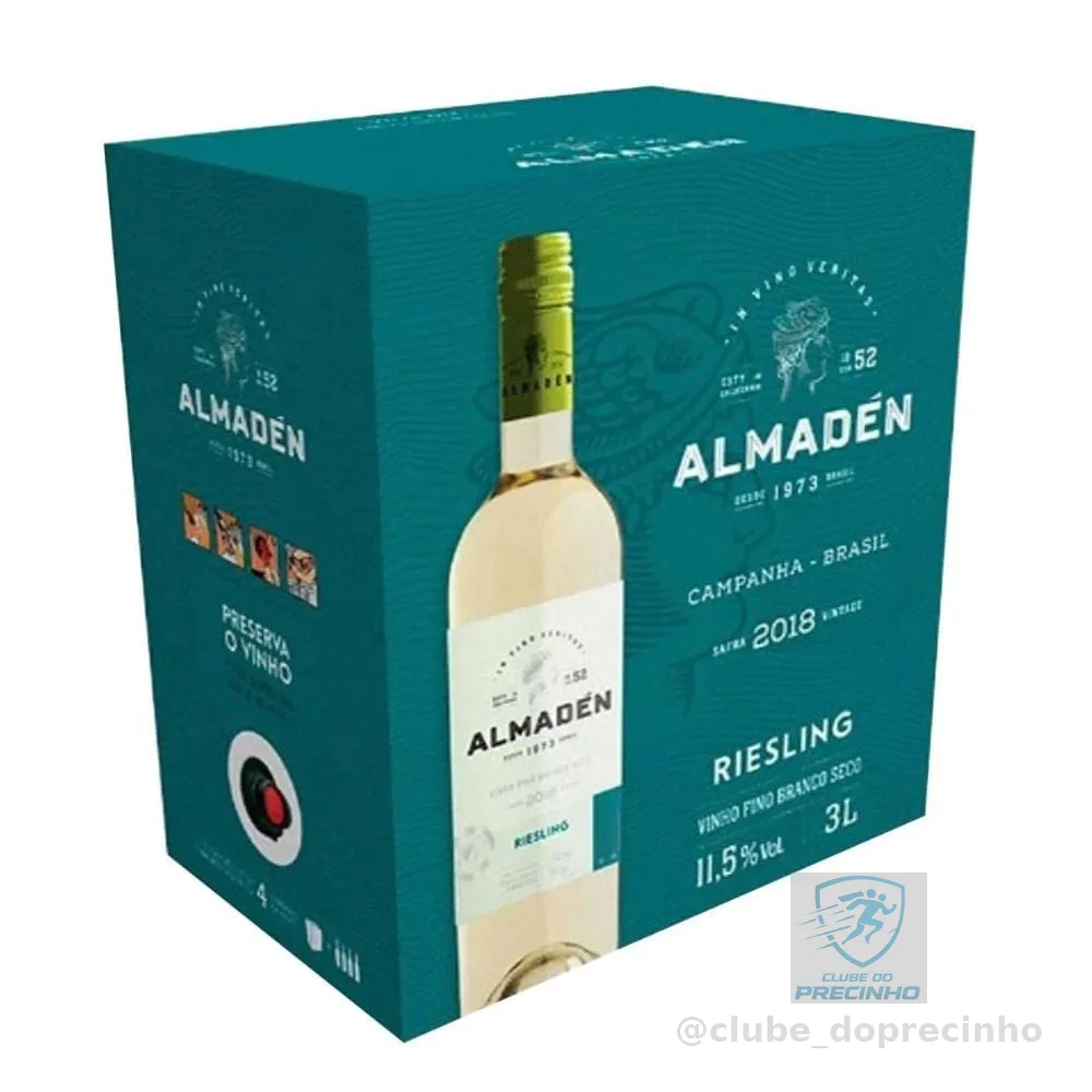 Almadén Riesling Bag in Box 3 Litros