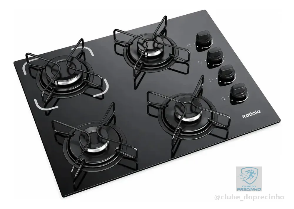 Cooktop Itatiaia Essencial 4 Bocas cor Preto
