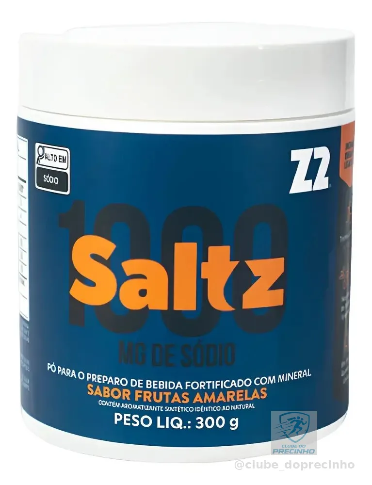 Saltz Z2 Repositor Eletrolitos Frutas Amarelas 300g Pó Vegano Sem Glúten