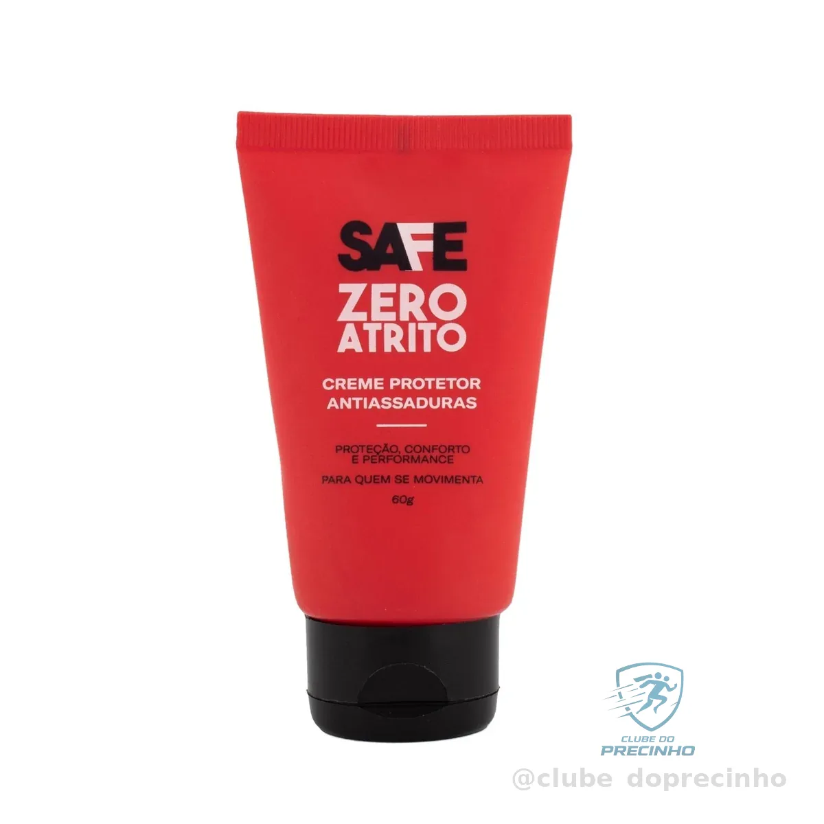Creme Protetor Zero Atrito Safe Runners - Previne bolhas e assaduras 60g