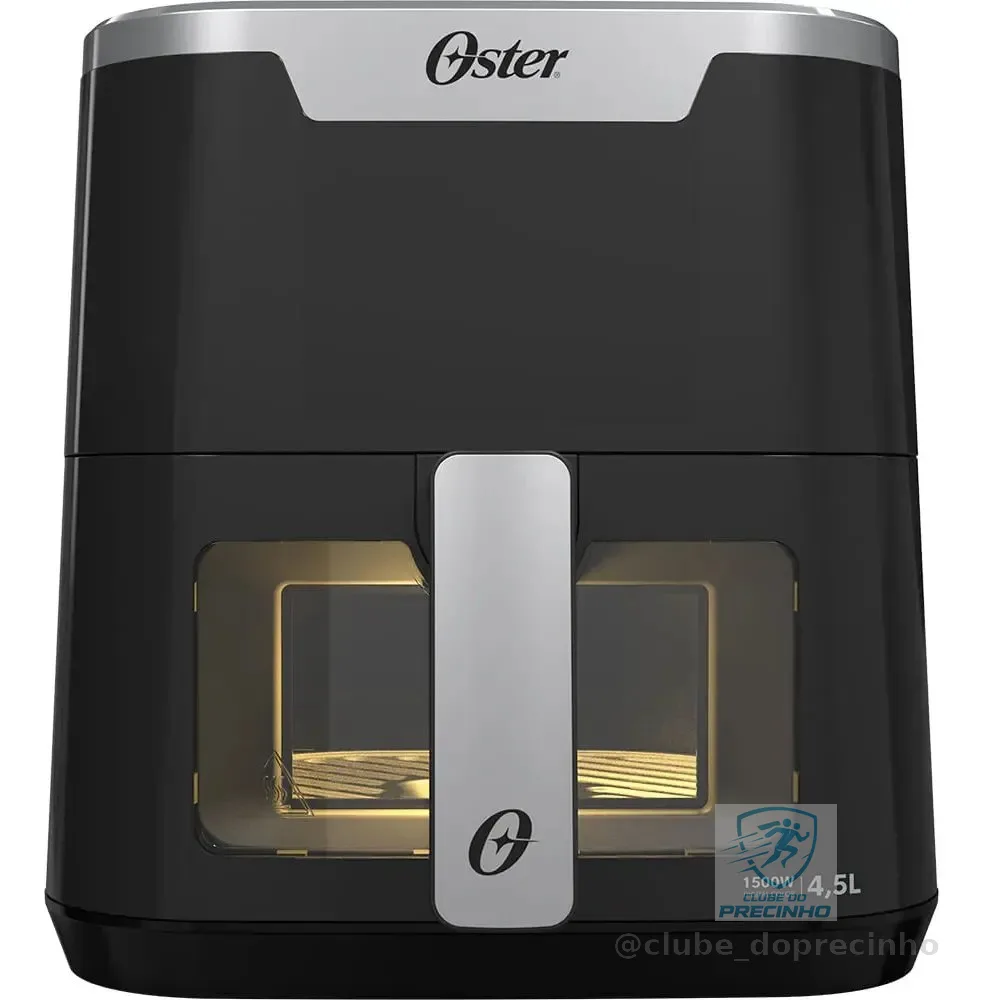 Fritadeira Digital Touch Oster 4,5l Com Visor Transparente