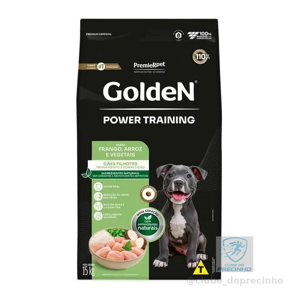 Ração Golden Power Cães Filhotes Training 15 Kg | Shopee Brasil