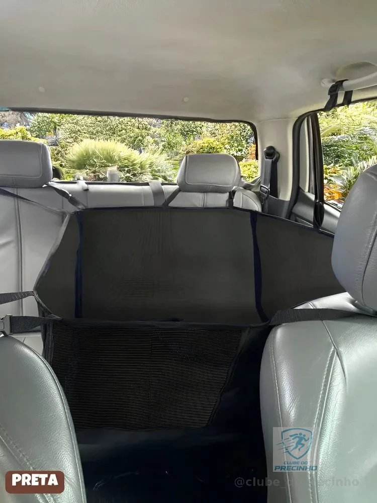 Capa Para Proteção Dos Bancos Do Carro Impermeável Pet Média Preta