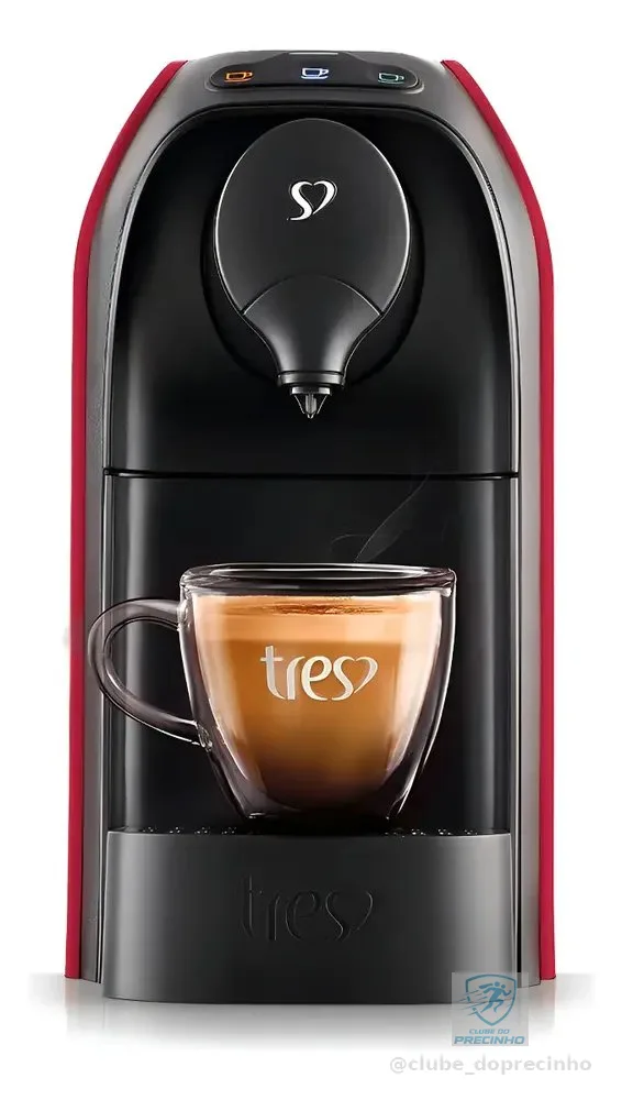 Cafeteira Tres Corações Automática Multipressão Passione Vermelho