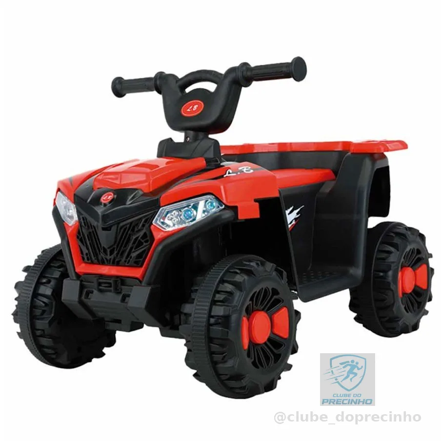 Quadriciclo Infantil Elétrico Marcha Frente e Ré Zippy Toys