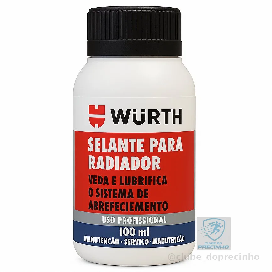 Veda Vazamento Radiador 100ml Wurth Selante Antiferrugem Carro Motor