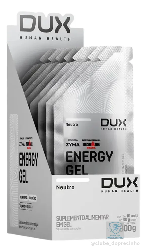 Energy Gel Dux Gel De Carboidratos Display 10un S/ Cafeína Neutro 10 Saches 30g