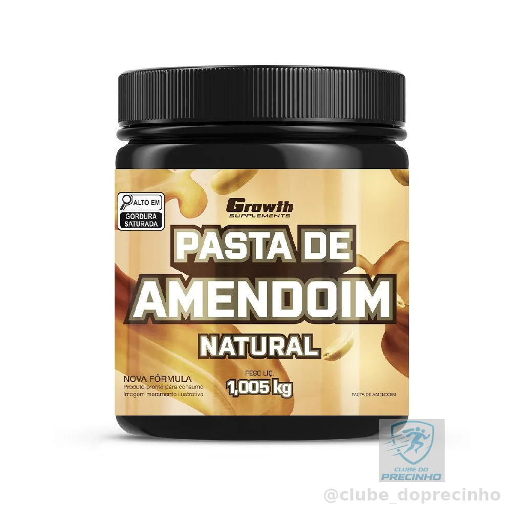 Pasta De Amendoim Integral Torrado 1kg Growth Supplements