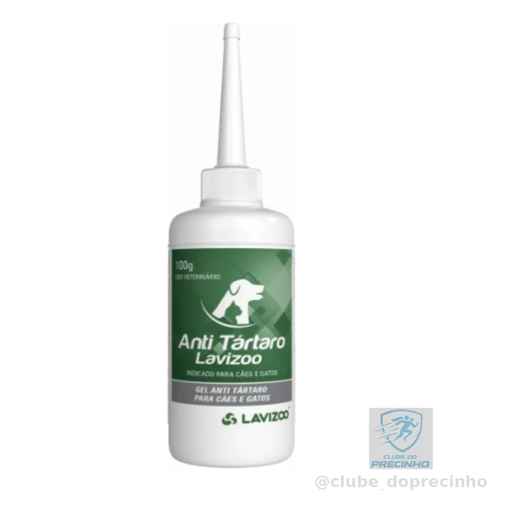Limpeza  de Dente Cães e Gatos Anti Tártaro Lavizoo Pet 100g