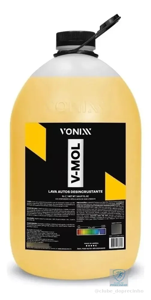 V-mol Shampoo Desincrustante Remoção De Sujeiras 5l Vonixx