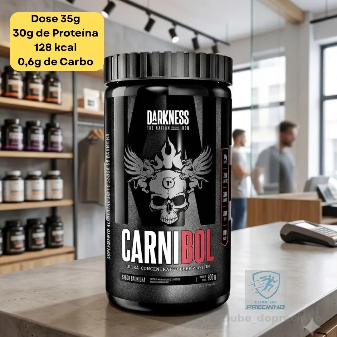 Whey Proteína de Carne Carnibol Blueberry 900g Darkness