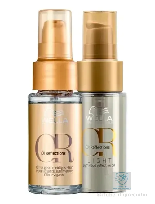 Kit Óleo Wella Oil Reflections para Nutrição e Brilho