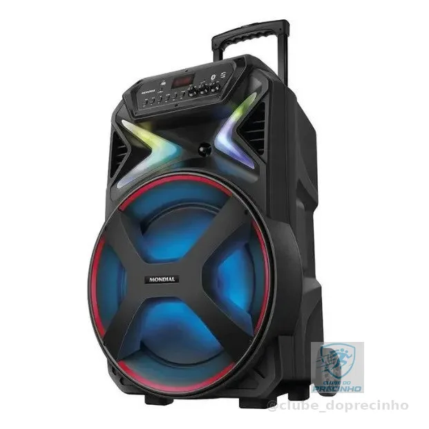 Caixa De Som Amplificada Mondial Connect Lights Plus Cm-700