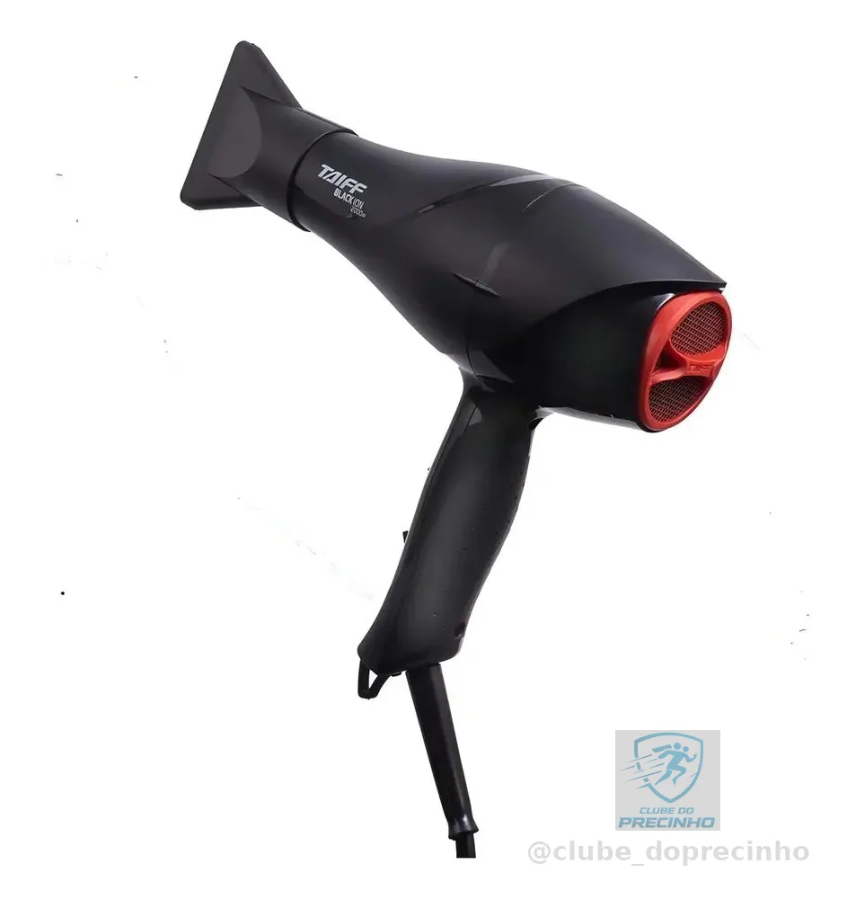 Taiff Black Ion Secador De Cabelo Profissional 2000w Cor Preto
