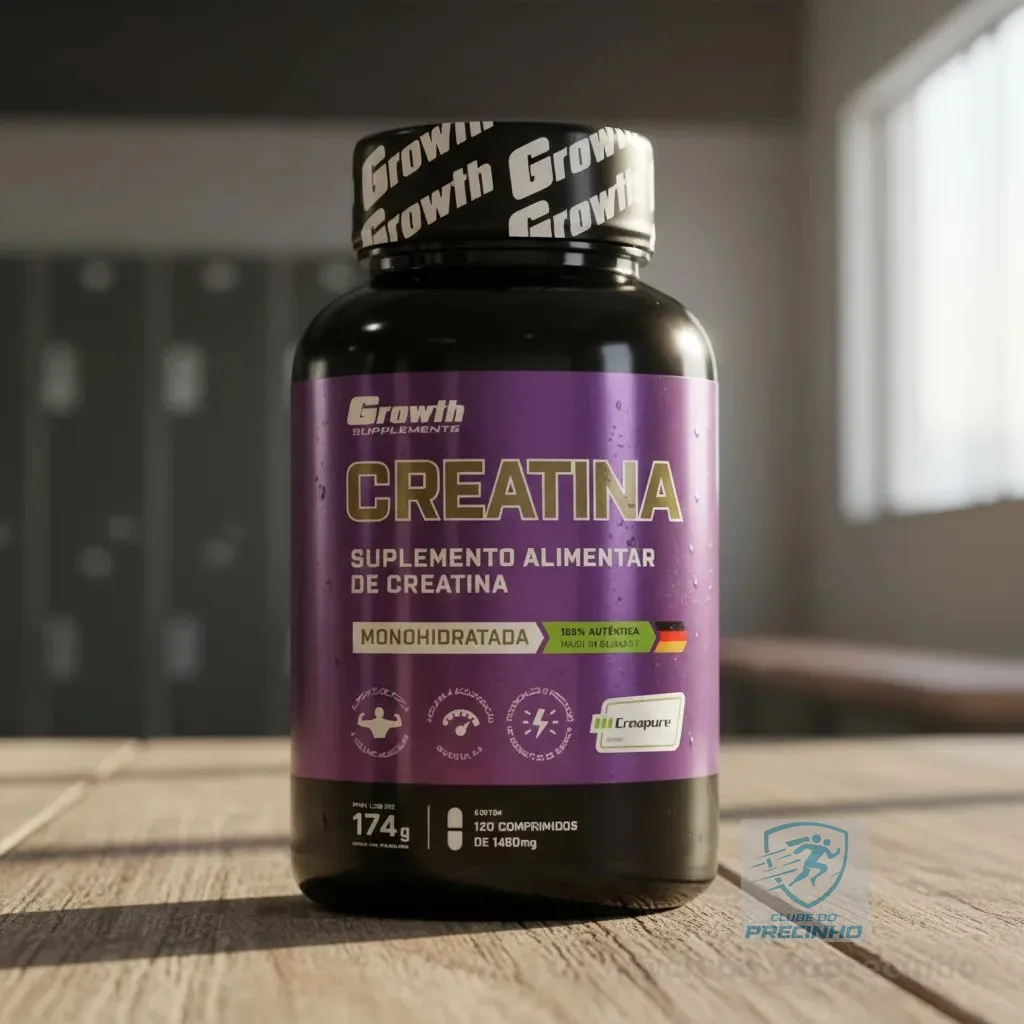 Creatina Creapure® 120 Comprimidos Growth Supplements Neutro