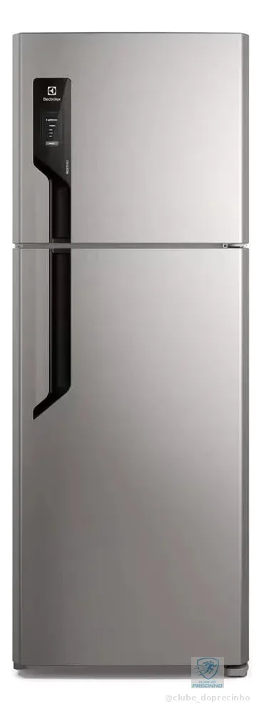 Geladeira Electrolux Frost Free com AutoSense 480L Efficient Duplex Cor Inox Look TF71S