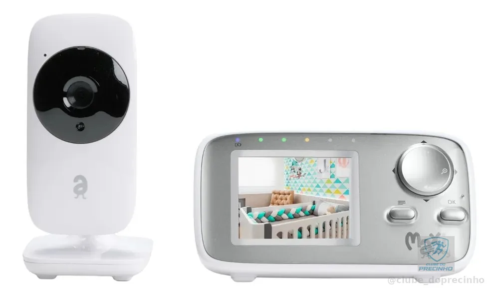 Babá Eletrônica Monitor 2.4 Sem Fio Zoom Baby On Maxi Baby