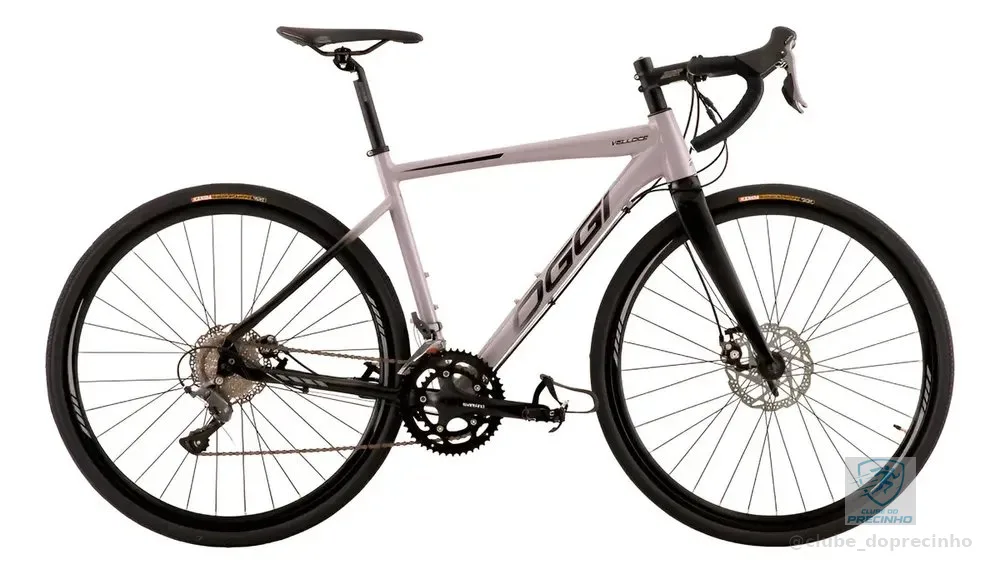 Bicicleta Speed Aro 700 Oggi Velloce Claris Cinza 2024/25 Tamanho Do Quadro 56 Cm