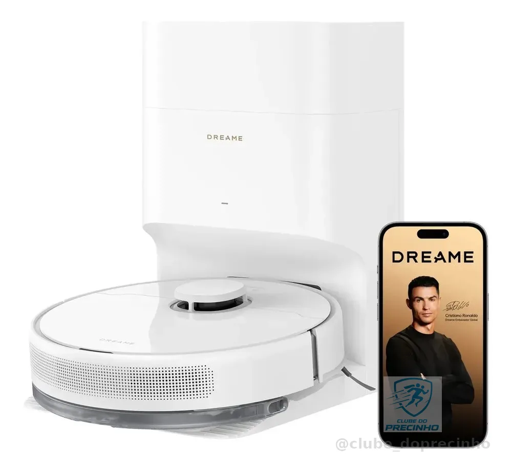 Dreame D15 Plus Robot Vacuum E Passa Pano, 13000 Pa, 127v
