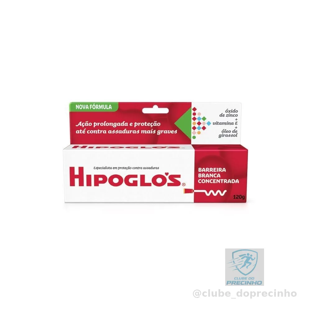 HIPOGLÓS® Creme Preventivo De Assaduras, 120g