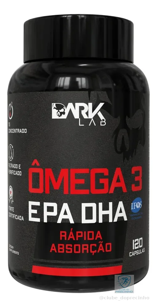 Ômega 3 Epa Dha 120 Cápsulas Dark Lab