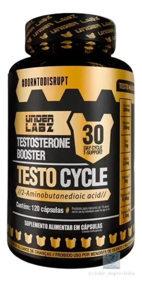 Testo Cycle Suplemento Alimentar | Aminoácidos em Cápsulas Under Labz