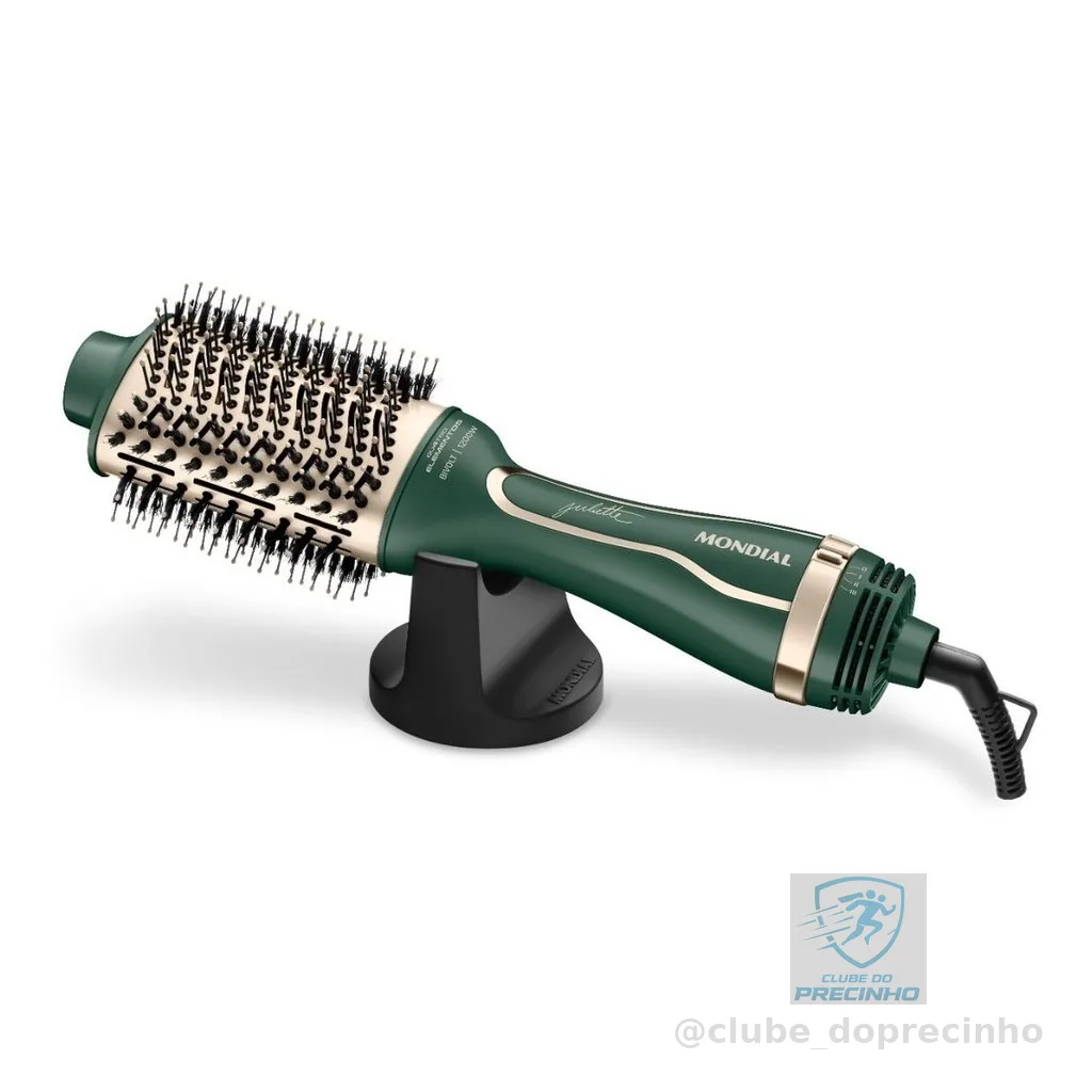 Escova Secadora e Alisadora Mondial ES-JU-02 Bivolt 1200w